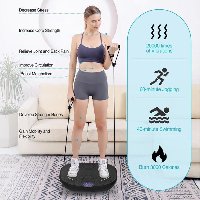 vibration plate exercise machine with remote control, vibration platform, whole body workout machine, fitness machine, foots massage, pain relief, for weight loss shaping toning wellness home gyms workout home office, multicolor vibration plate exercise machine with remote control, vibration platform, whole body workout machine, fitness machine, foots massage, pain relief, for weight loss shaping toning wellness home gyms workout home office, multicolor