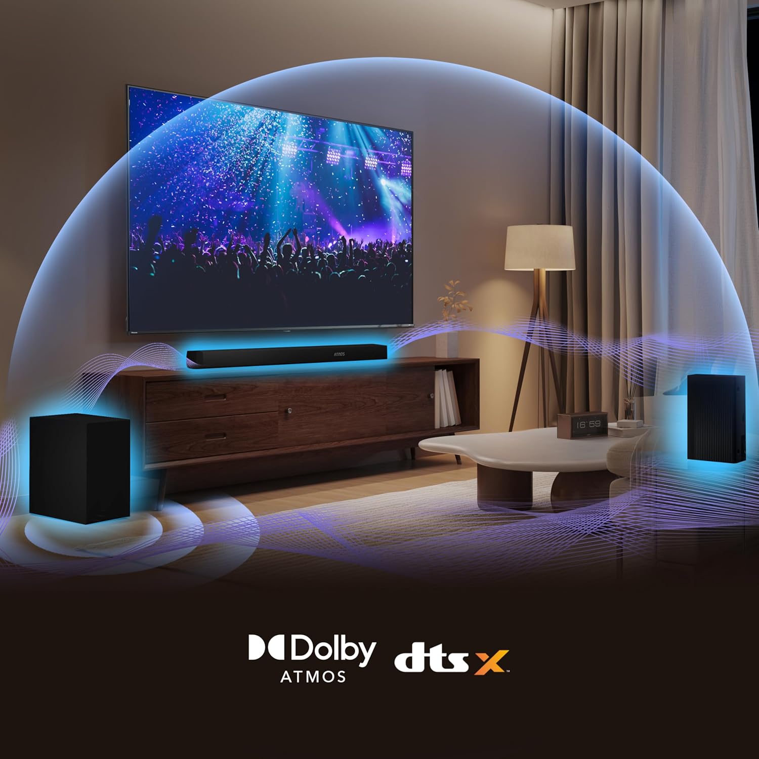 hisense ax5100q 5.1 channel soundbar – dolby atmos, dts:x & wireless surround sound | 6.5 inch wireless subwoofer | bluetooth wireless streaming hisense ax5100q 5.1 channel soundbar – dolby atmos, dts:x & wireless surround sound | 6.5 inch wireless subwoofer | bluetooth wireless streaming