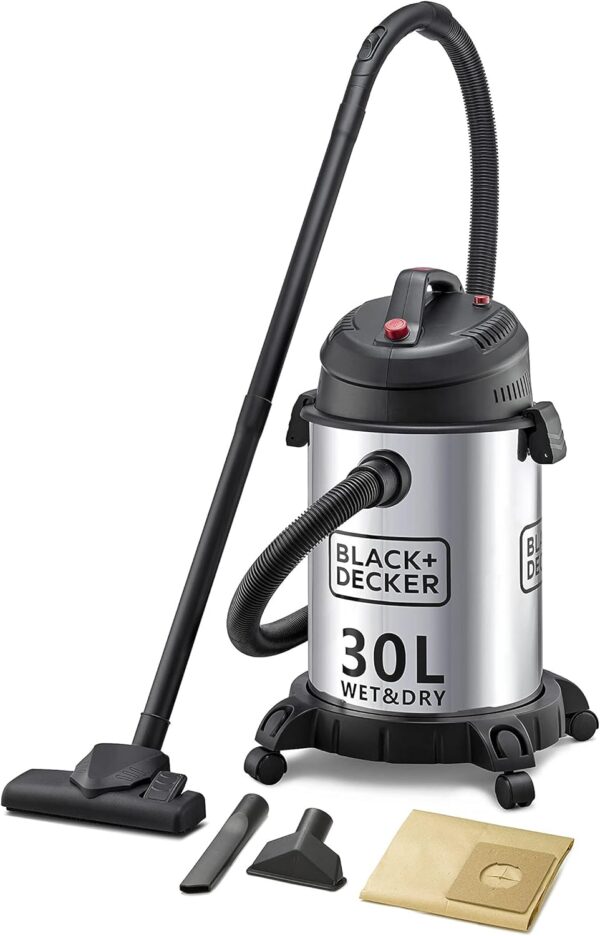 Black & Decker Wet and Dry Tank Drum Vacuum Cleaner
