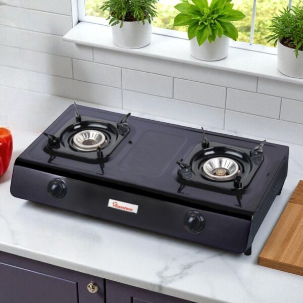 RAMTONS GAS COOKER 2 BURNER TEFLON- RG/516