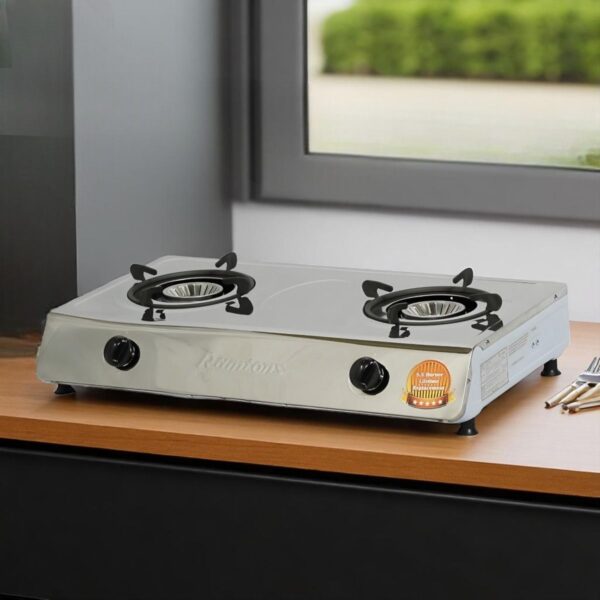 RAMTONS 2 Burner Stainless Steel Gas Cooker RG 544 GAS COOKER 2