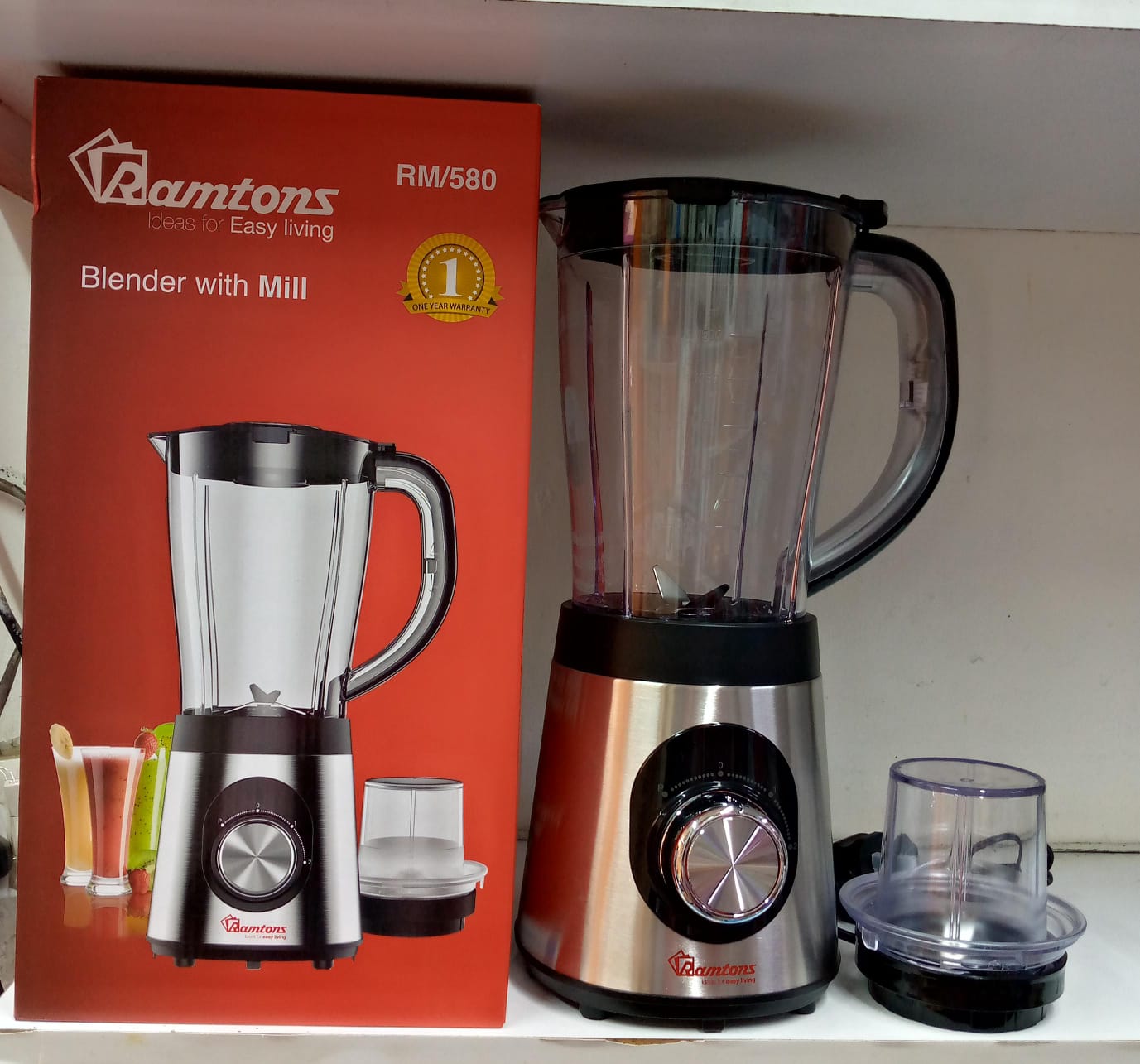 RAMTONS BLENDER+MILL 1.5L 2 SPEED- RM/580 - Image 8