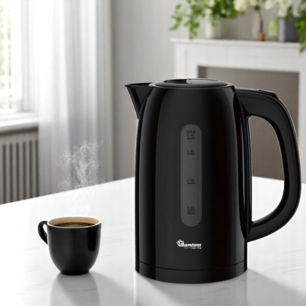 RAMTONS CORDLESS ELECTRIC KETTLE 1.7L BLACK- RM/766